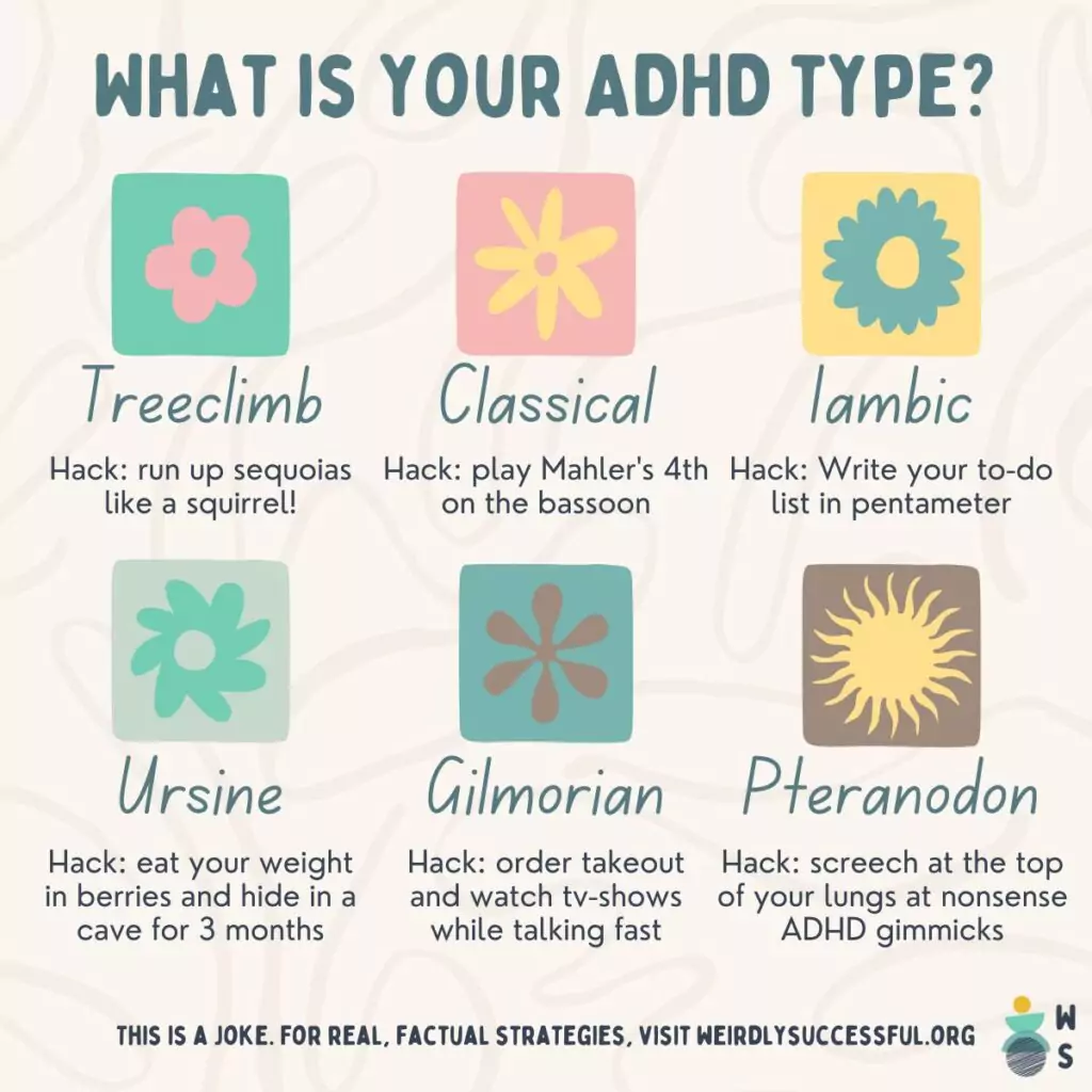 ADHD product red flag: when the description uses made-up, scientific sounding categories for neurodivergence.
