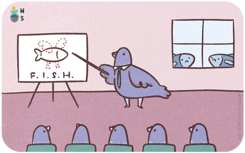 Most ADHD corporate seminars are like pigeons teaching other pigeons about what it's like to be a fish.